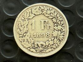 1 Franken 1898  Rar