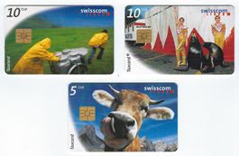 Taxcard Swisscom 3 Stück
