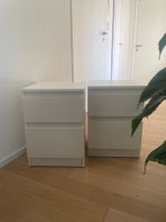 2 Nachttische IKEA Malm weiss gebraucht
