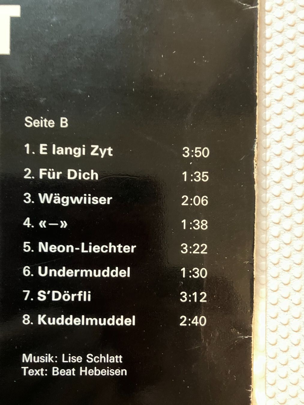 Schallplatten: Lise Schlatt – Gebraucht aus Aarwangen von Jukebox3 4