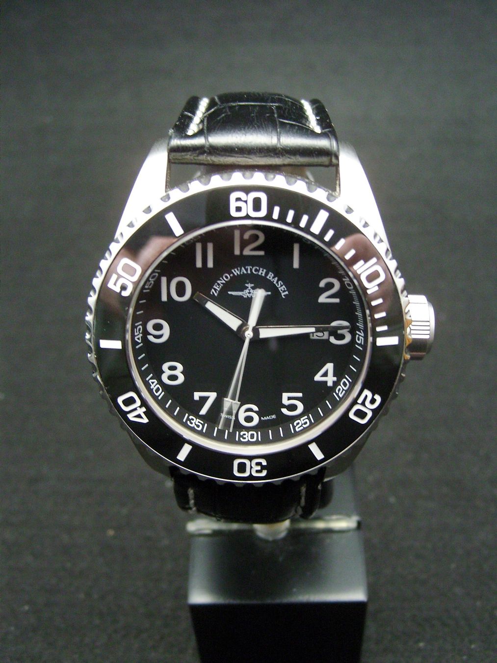 Zeno Orologi: Neue, ungetragene Zeno watch Diver Ceramic Quartz black – Nuovo e nell'imballaggio originale da Mels venduto da niezie2002 1