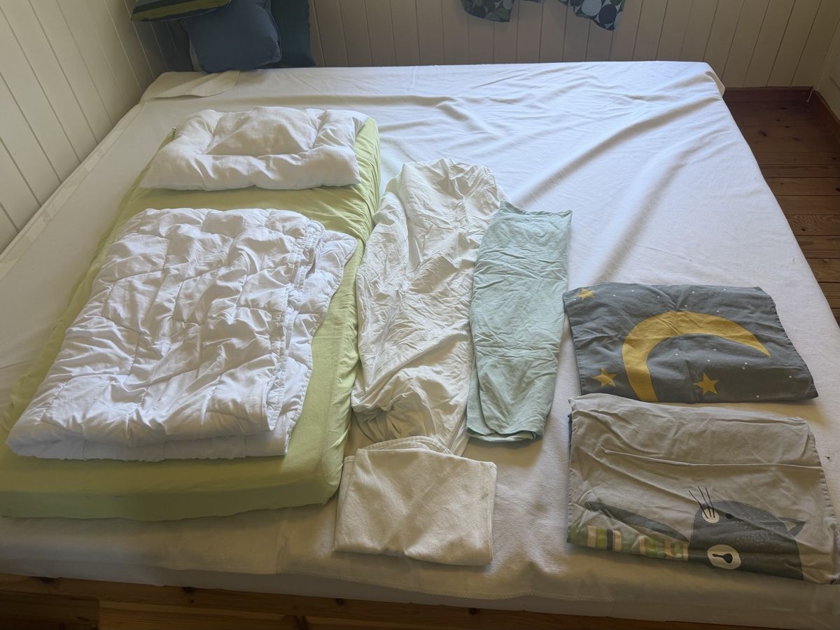 Materassi: Kinderbettwäsche-Set mit Kindermatratze – Usato da Aarau venduto da S.Amanda