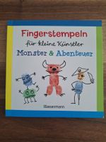 Fingerstempeln für kleine Künstler - Buch Monster 🐻🤡🎨