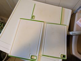 3 Schneidebretter / jeu de 3 planches à découper