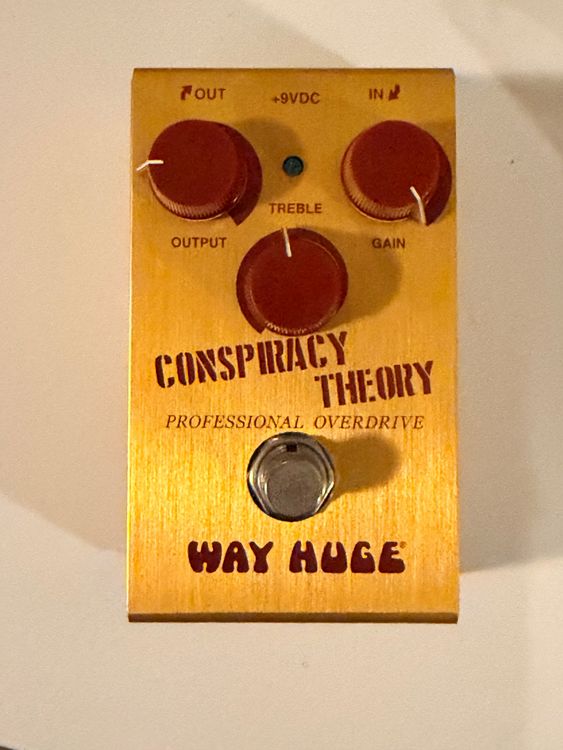 Way Huge Conspiracy Theory Overdrive Guitar Pedal Mint (Neu (gemäss