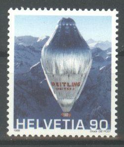 Tutti i francobolli: 1999, Non-Stop-Ballonfahrt um die Welt ** – Usato da Willisau venduto da Vollstempel