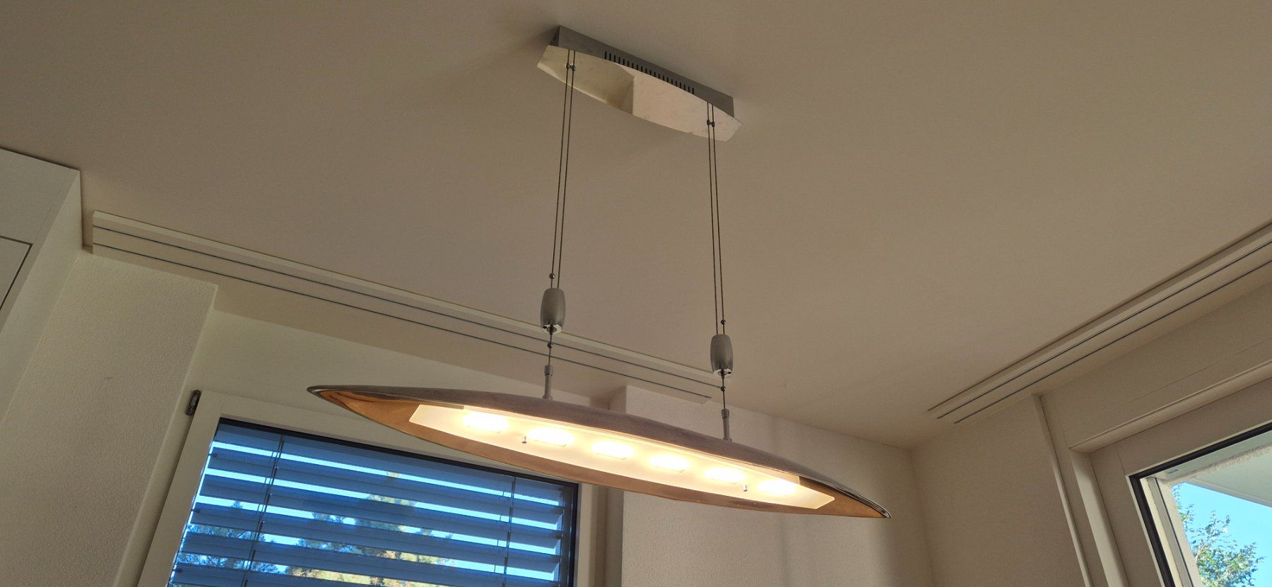 Lampadari & plafoniere: Schöne Hängelampe aus Metall – Usato da Zürich venduto da Epsilon_Ori 1
