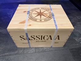 SASSICAIA 2022 6 Fl. 0.75L Original Holzkiste