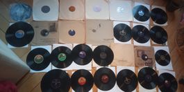 Plattensammlung Schellack Platten antike Schellackplatten