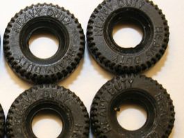 4x Ersatzpneus Dinky 21mm Heavy Duty