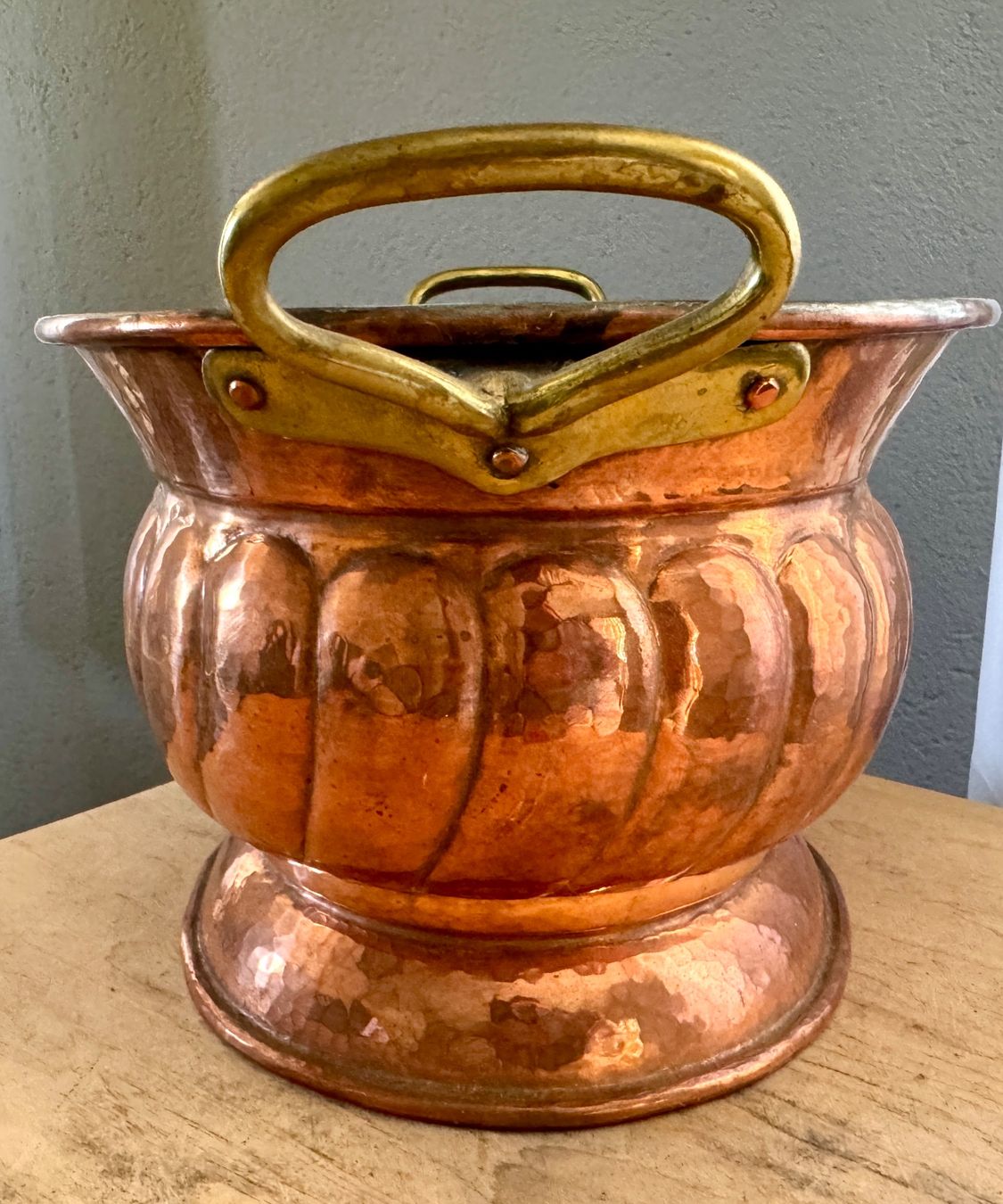 Pentole: Antikes Kupfer Gefäss Topf Blumentopf  25 cm lang – Usato da Rothrist venduto da Luckywinner 2