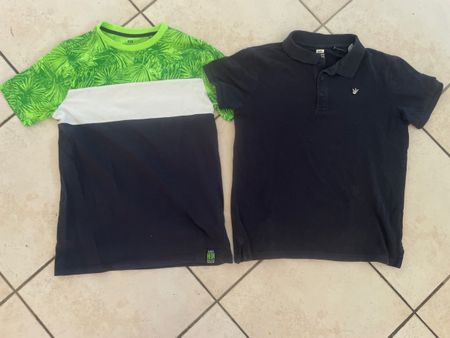 2 coole WE Sommer T-Shirts, Gr. 158/164, Top Zustand!