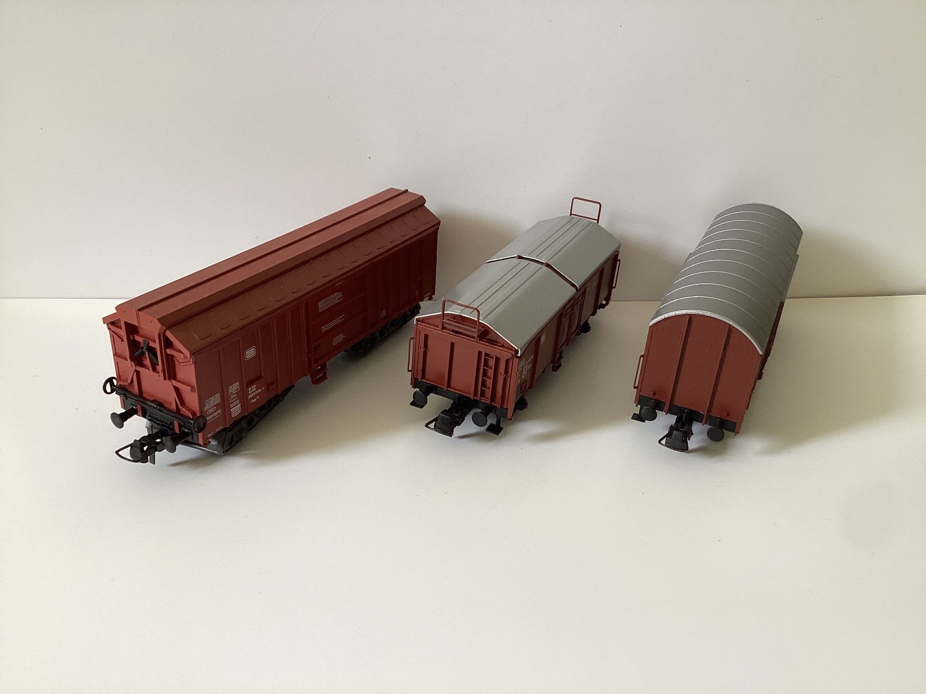 Fleischmann Modellini di ferrovie: Fleischmann Güterwagen DB 1:87 H0 – Usato da Effretikon venduto da simtek_de 1