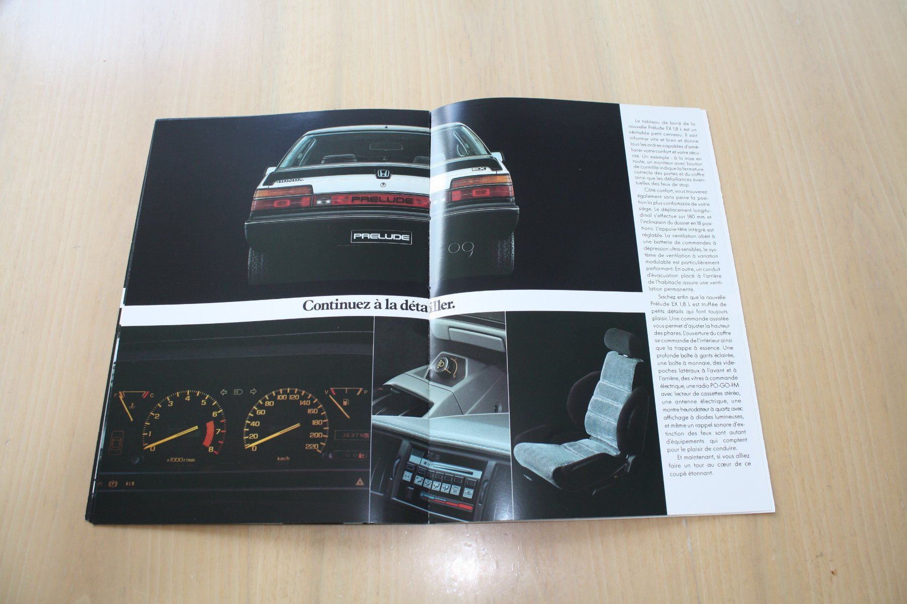 Honda Dokumente: Honda Prelude Prospekt 2/1984 FR – Gebraucht aus Wikon von erwin400 4