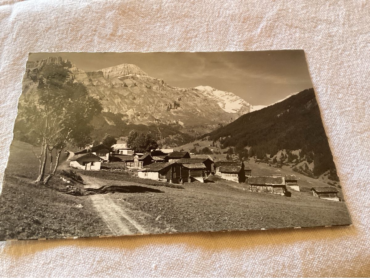 Cartoline postali: Burchen rare 1944 – Usato da Luc (Ayent) venduto da Rebouille