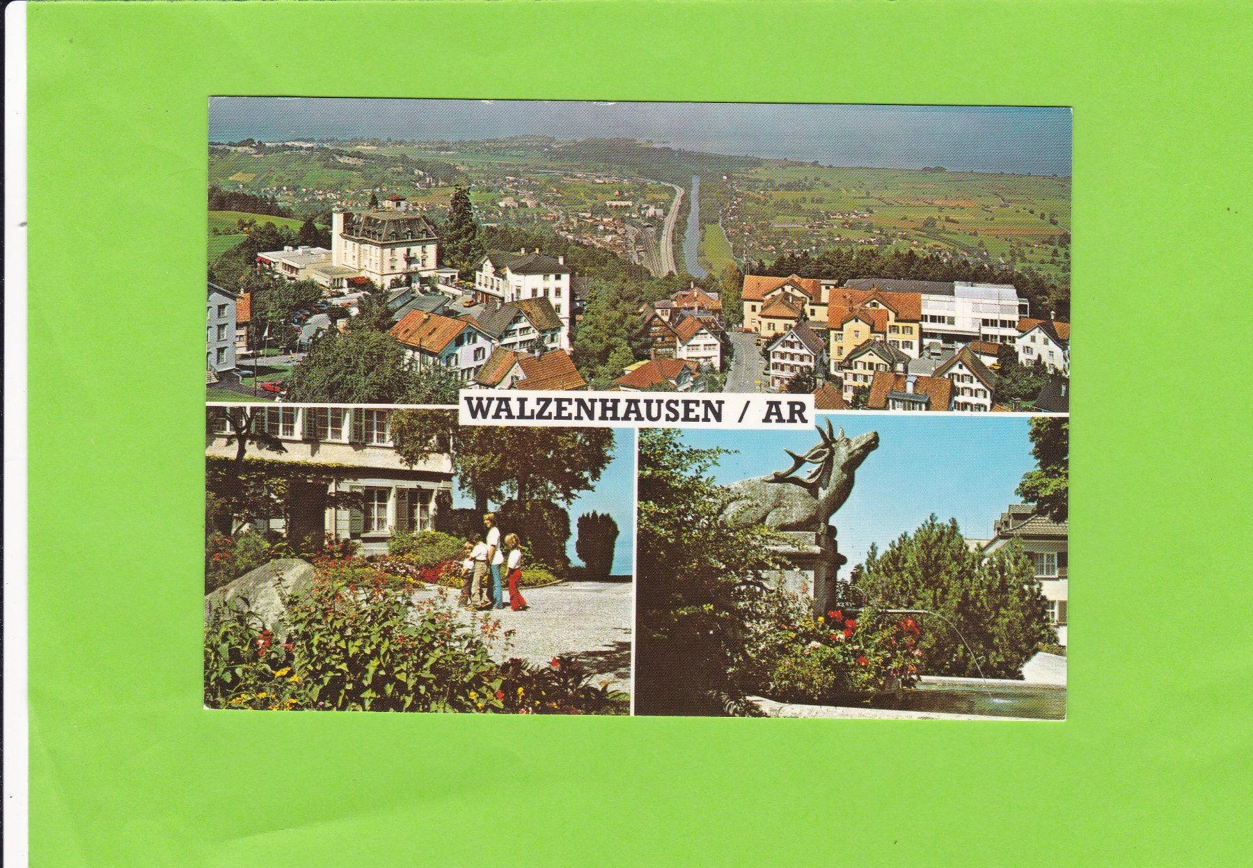 Ansichtskarten: Walzenhausen AR – Gebraucht aus St. Peterzell von neckertal