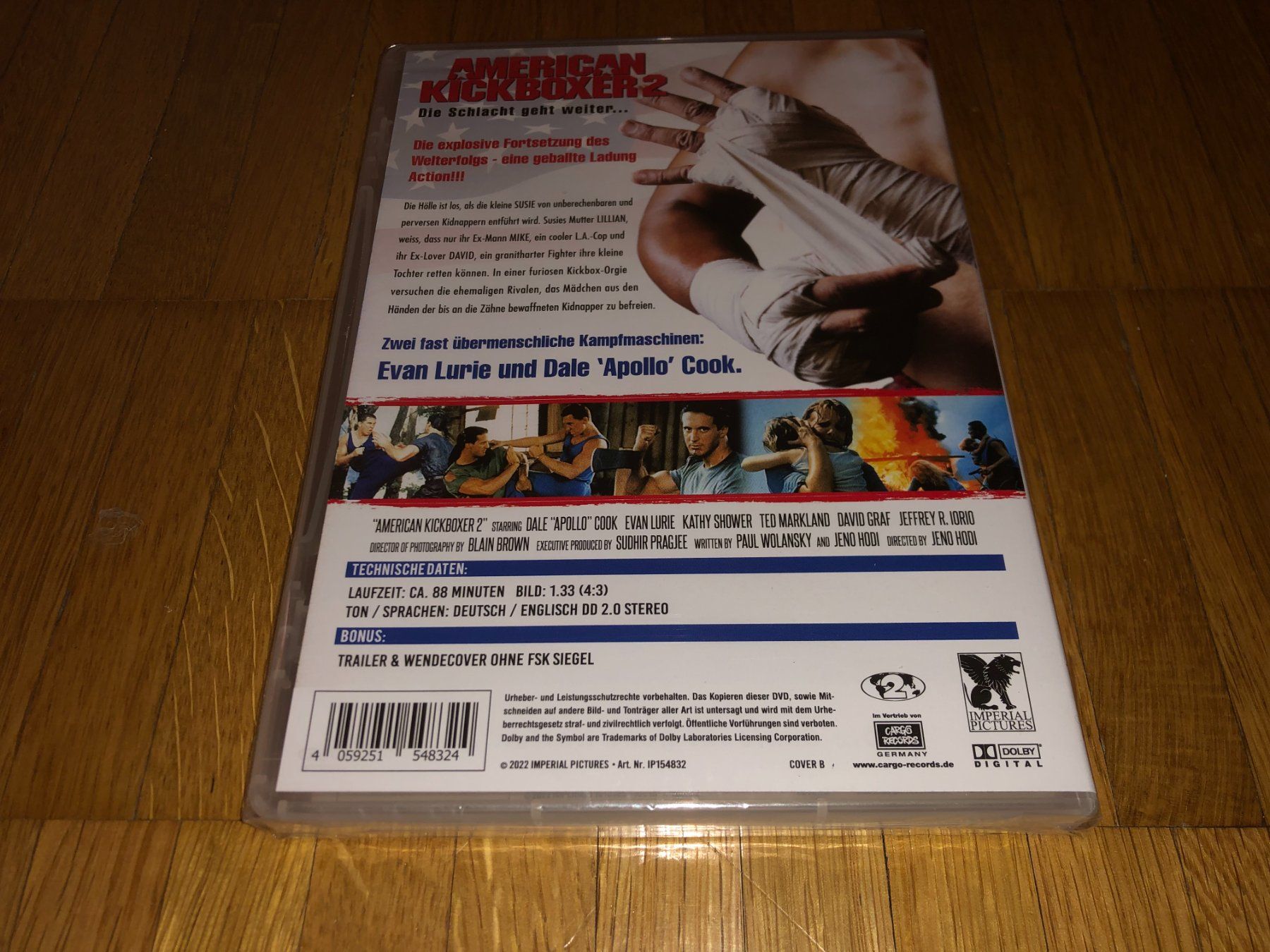 Tutti i DVDs: American Kickboxer 2 - B - UNCUT – Nuovo e nell'imballaggio originale da Basel venduto da havsok 1