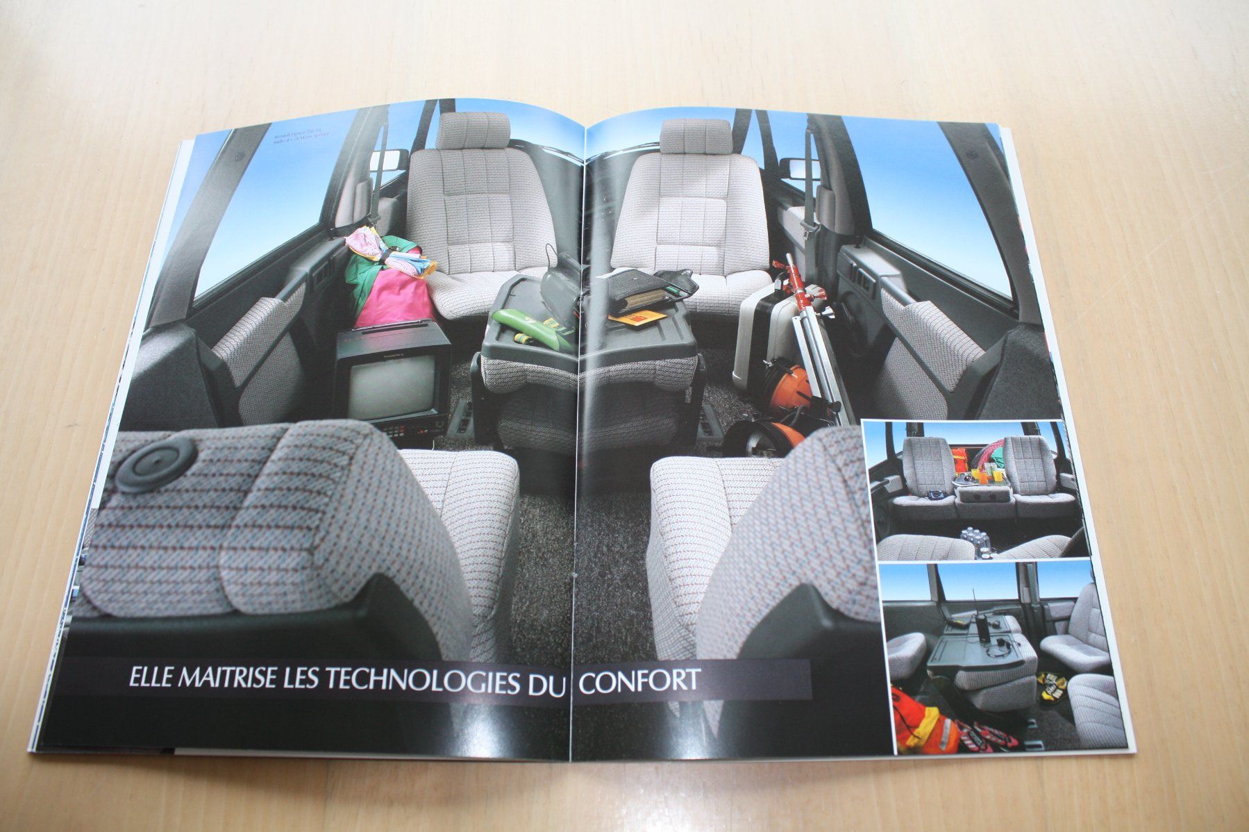 Renault Dokumente: Renault Espace Hochglanz Prospekt mit Quadra 6/1990 FR – Gebraucht aus Wikon von erwin400 6