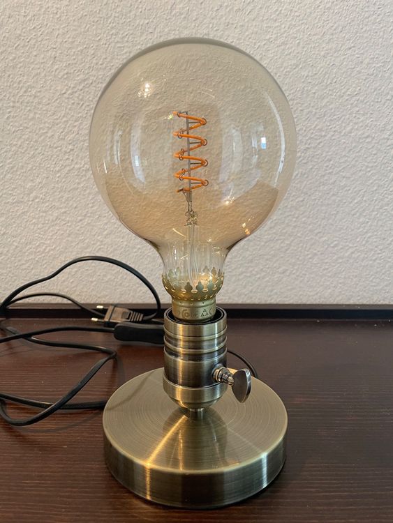 Schöne Lampe in Antiker Optik, neuwertig Kaufen auf Ricardo