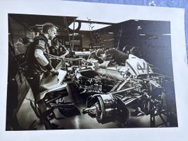 Photo Alberto Venzago Formule 1, Signée, Tirage Original