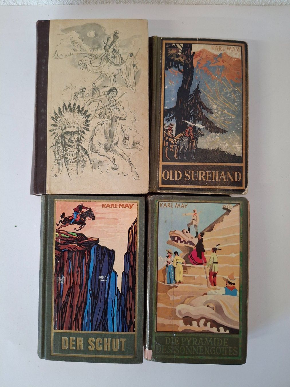 Libri: Karl May Klassiker - 4 Bände – Usato da Reichenburg venduto da AK307