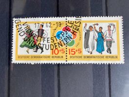 DDR 1962 Paar Weltspiele Jugend Helsinki Sonderstempel Tanz
