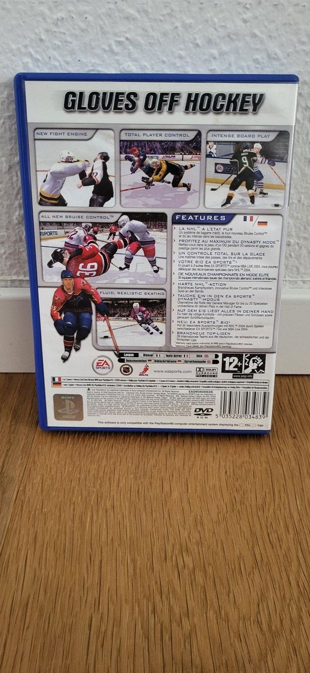 Sony Giochi: PS2 – NHL 2004 – Usato da Münsingen venduto da Heroism2010 1
