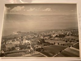 Luftaufnahme Estavayer-le-Lac,1948