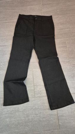 C&A Stoffhose, neuwertig, Gr. 40, schwarz, BootCut