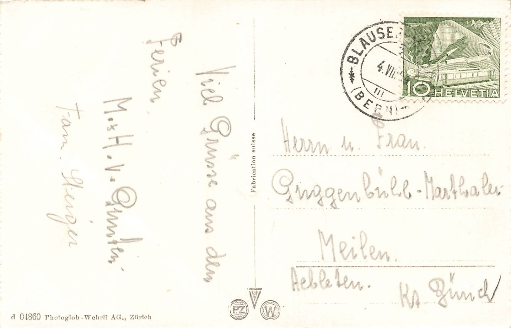 Cartoline postali: Kandergrund BE Blausee mit Ausflugsboot AK – Usato da Biasca venduto da Blenio71 1