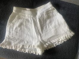 Vero Moda Baumwoll Shorts Spitzen weiss XS/S