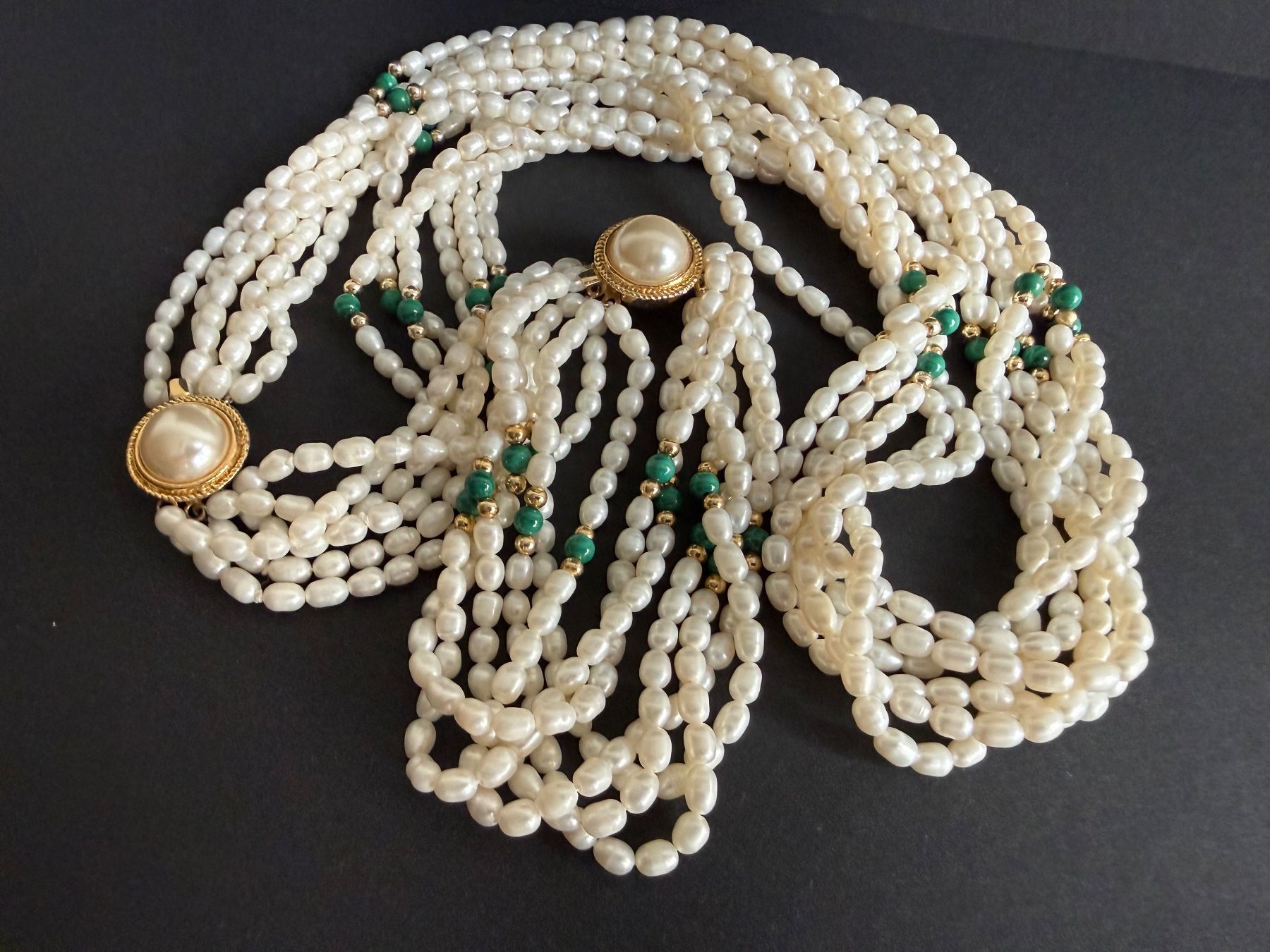 Catenine: Kette mit Armband echte Perlen – Usato da Spiegel b. Bern venduto da Rogger72 3