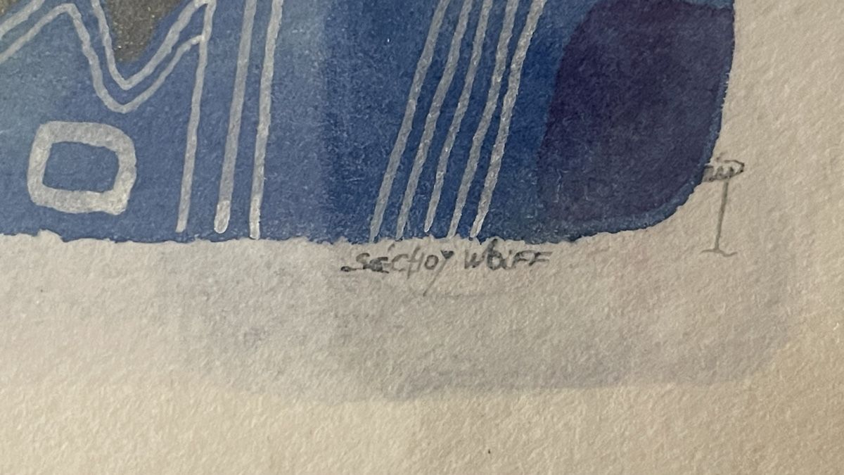Dipinti: Kunstbild von Martine Sechoy Wolff – Usato da Schönenbuch venduto da hug_f2ny 1