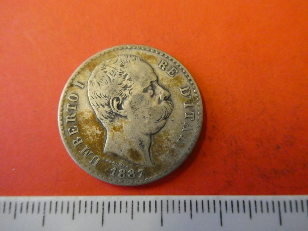 Italien 1887, 2 Lire Silber Kaufen auf Ricardo