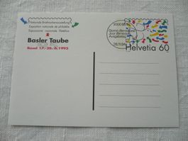 1994 Postkarte Basler Taube ET
