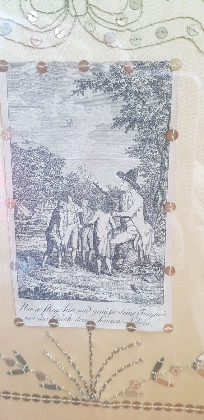 Incisioni: Bild Volkskunst Andachtsbild um 1900 – Usato da Mörschwil venduto da antiksalon21 1
