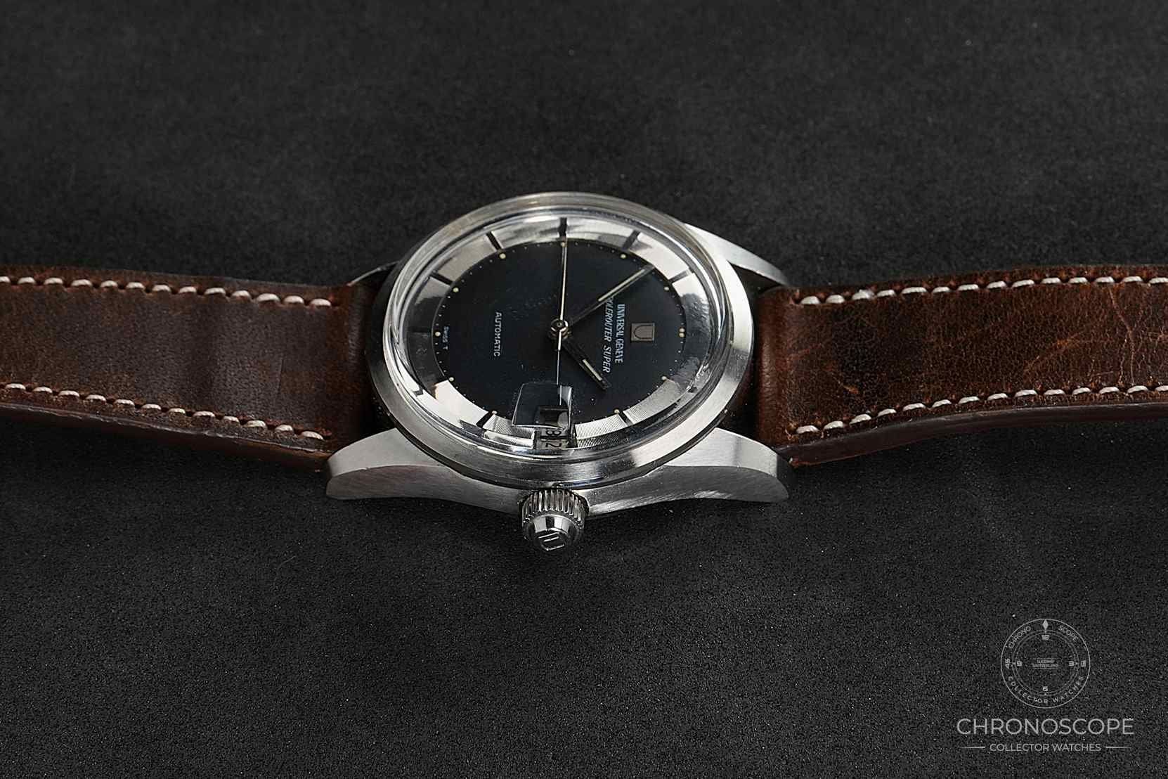 Universal Genève Orologi: Universal Genève Polerouter Super Ref.  869112/01, serviced – Usato da Luzern venduto da ChronoScope6004 4