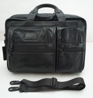 Tumi Alpha / grosse Laptoptasche aus Nappaleder