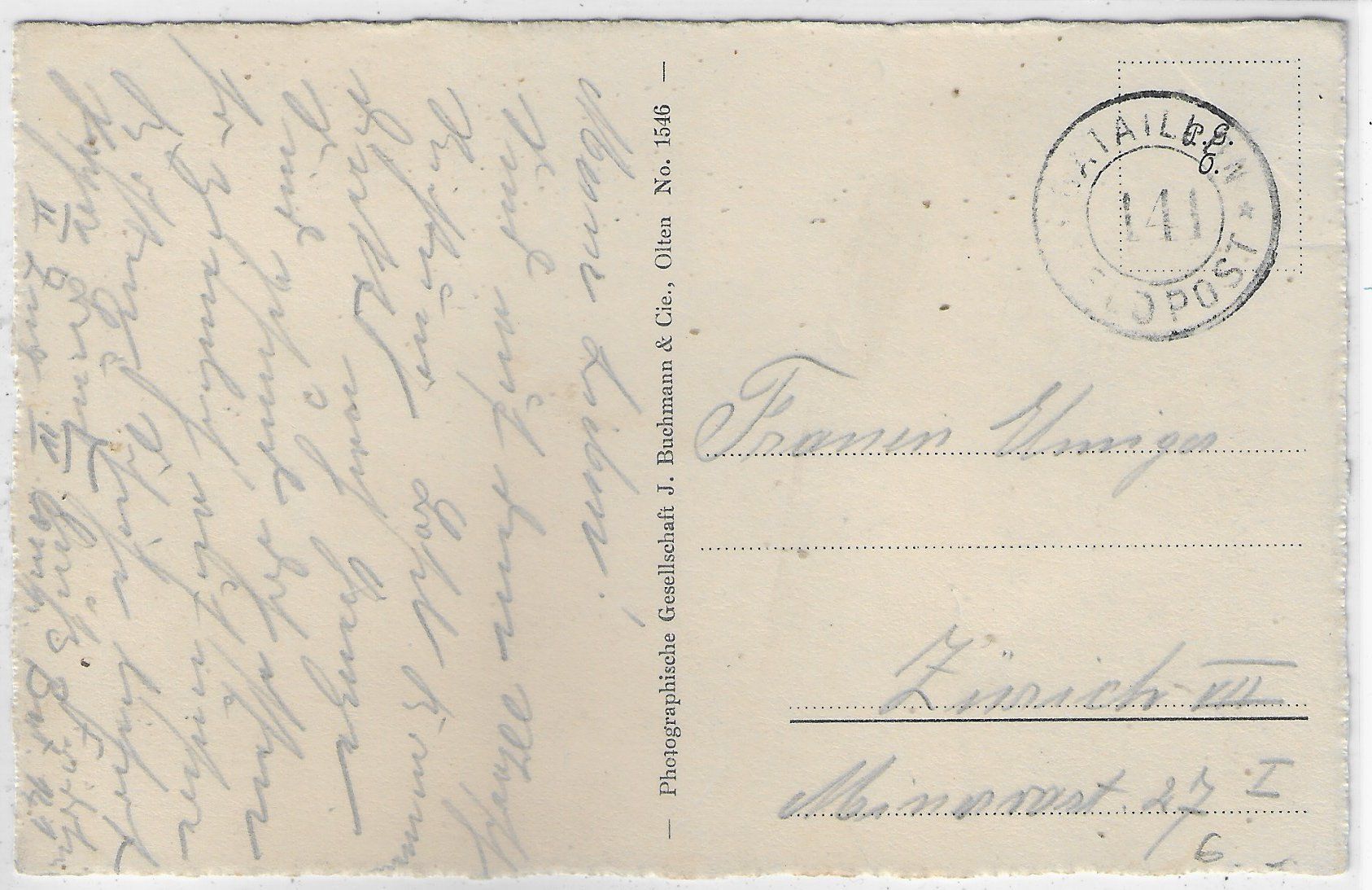 Cartoline postali: Grosswangen - Generalansicht – Usato da Ettingen venduto da Kartenplanet 1