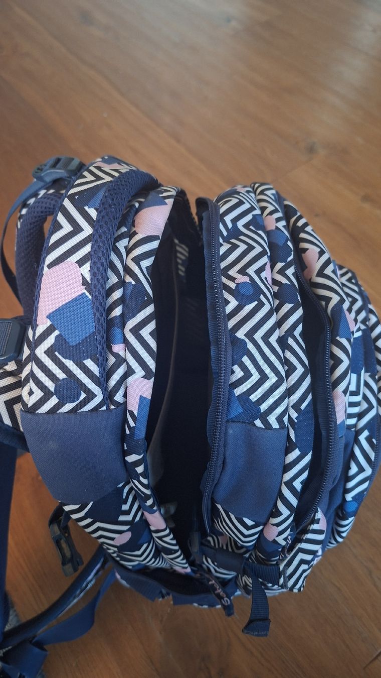 Satch Sacs & sacs à dos: Schulrucksack Satch blau gemustert – D'occasion à Ettingen par gonitanne 3