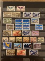 Briefmarken Sammlung Helvetia Flugzeuge