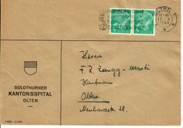Brief, Solothurner Kantonsspital Olten 1944
