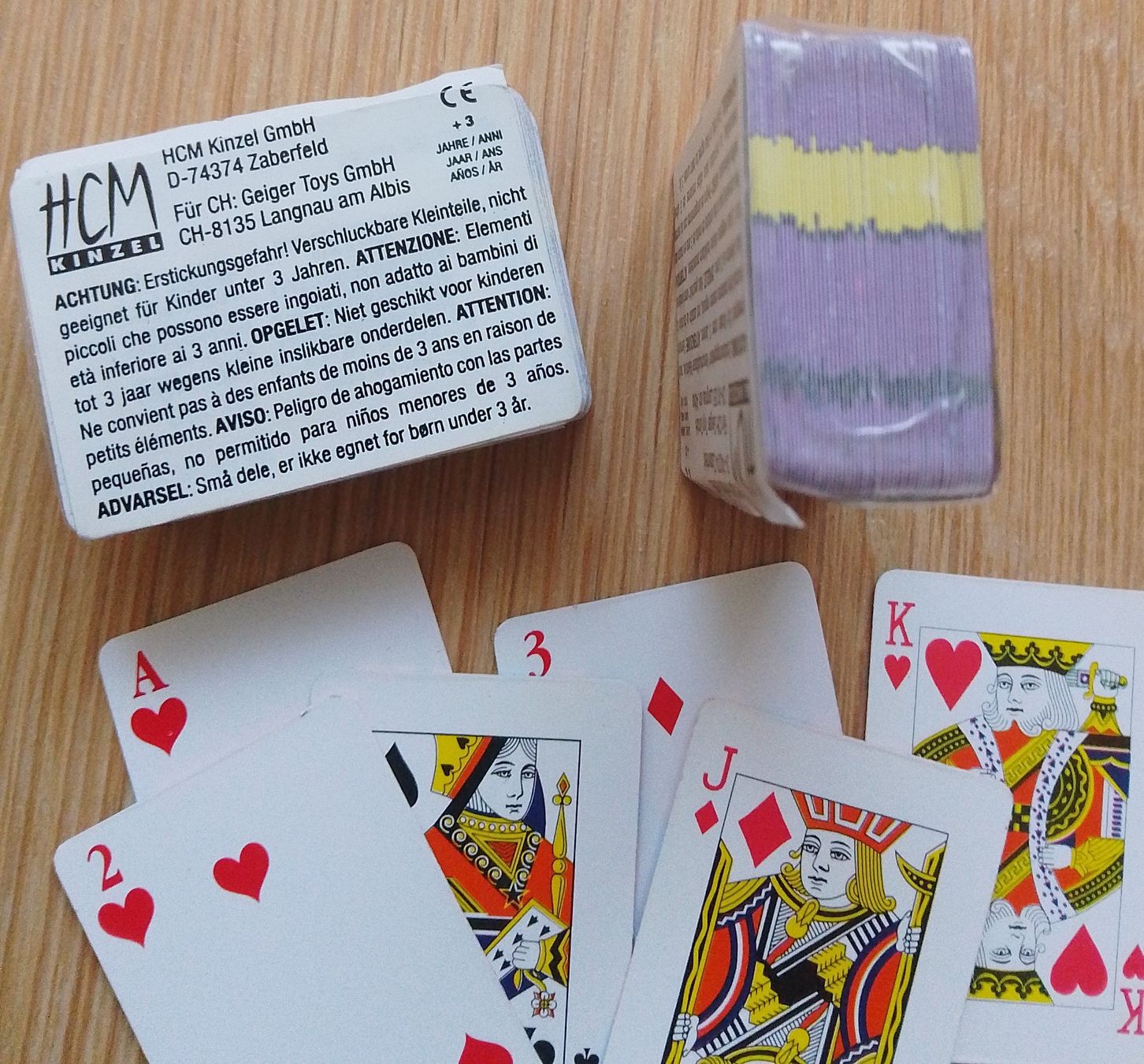 Spiele: 2x Jass oder Joker Spielkarten Mini 4 x 2,7 Rommé Bridge usw – Neu (gemäss Beschreibung) aus Wohlen AG von salamanderspielwaren 2