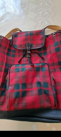 Vintage Rucksack im Schottland Stil - Herbst Angebot.