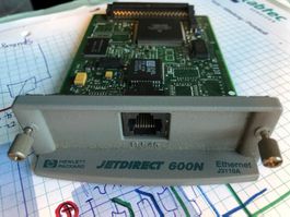 Druckerzubehör HP DirectJet 600N Ethernet Adapter