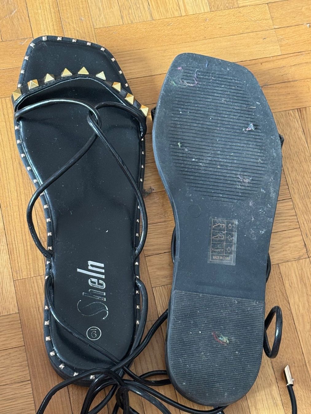 Scarpe da donna: Sandales noires lacets – Nuovo (secondo la descrizione) da Montreux venduto da Iza_81199 3
