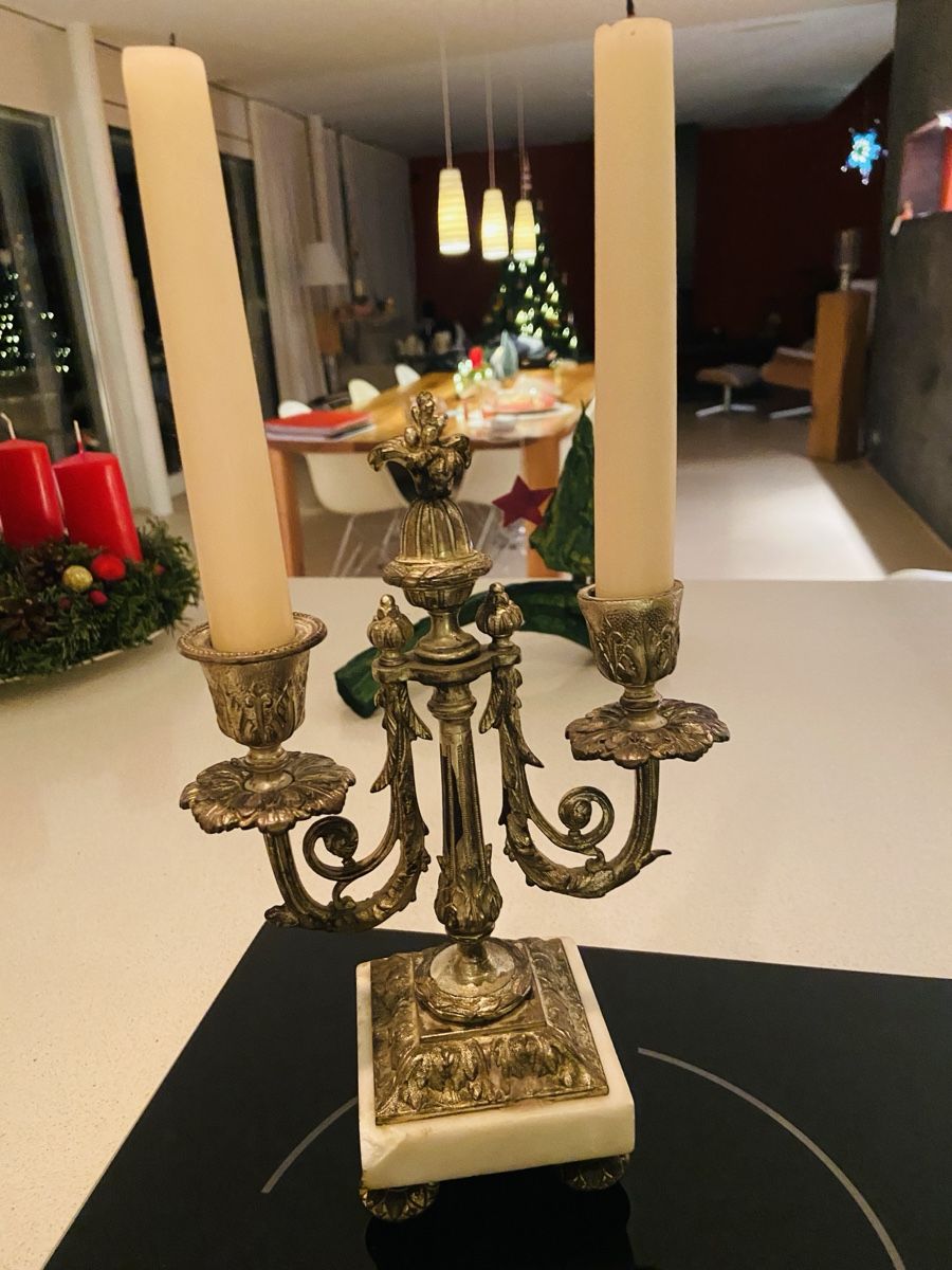 Portacandele: Nancy Ende 19Jhd. Kerzenständer – Usato da Gipf-Oberfrick venduto da Iberico 5