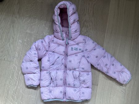 Hübsche Daunenjacke Winterjacke Mädchen Grösse 110