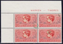83.3.**  Ret. des A von Helvetia, Bg. 1, 1. Marke, G-12