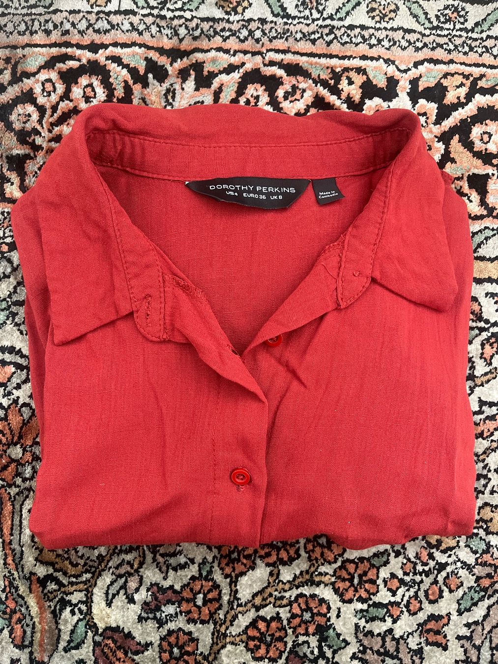 Dorothy Perkins Vestiti: Rotes Sommerkleid Dorothy Perkins – Usato da Zürich venduto da rac_t7z9 1